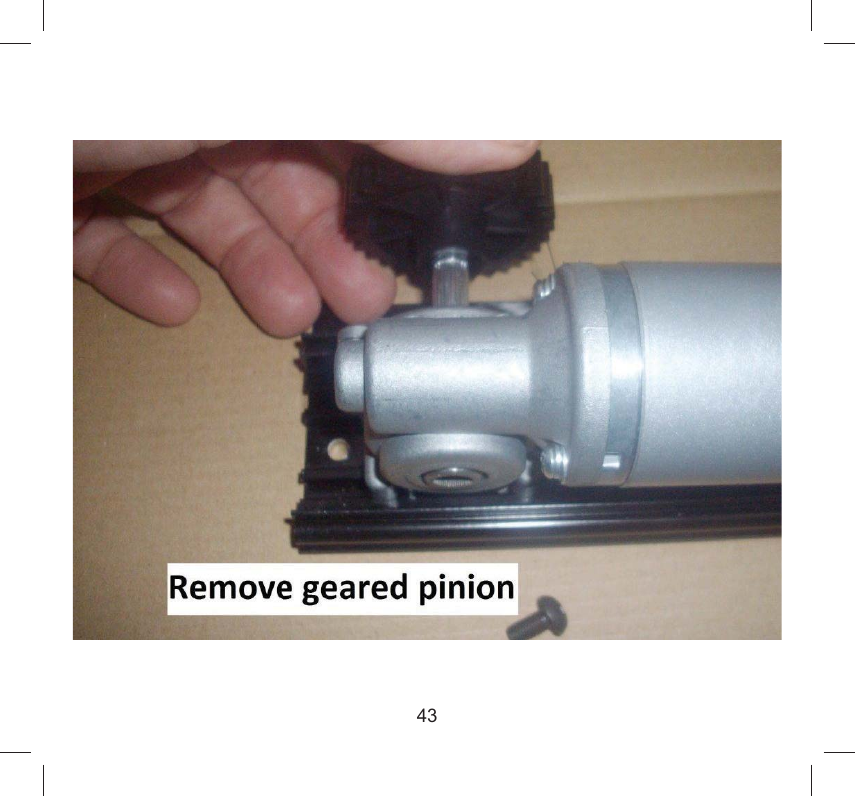 Page 44 of AUTOSLIDE AS5 Pedestrian AUTO Sliding Door Operator User Manual 