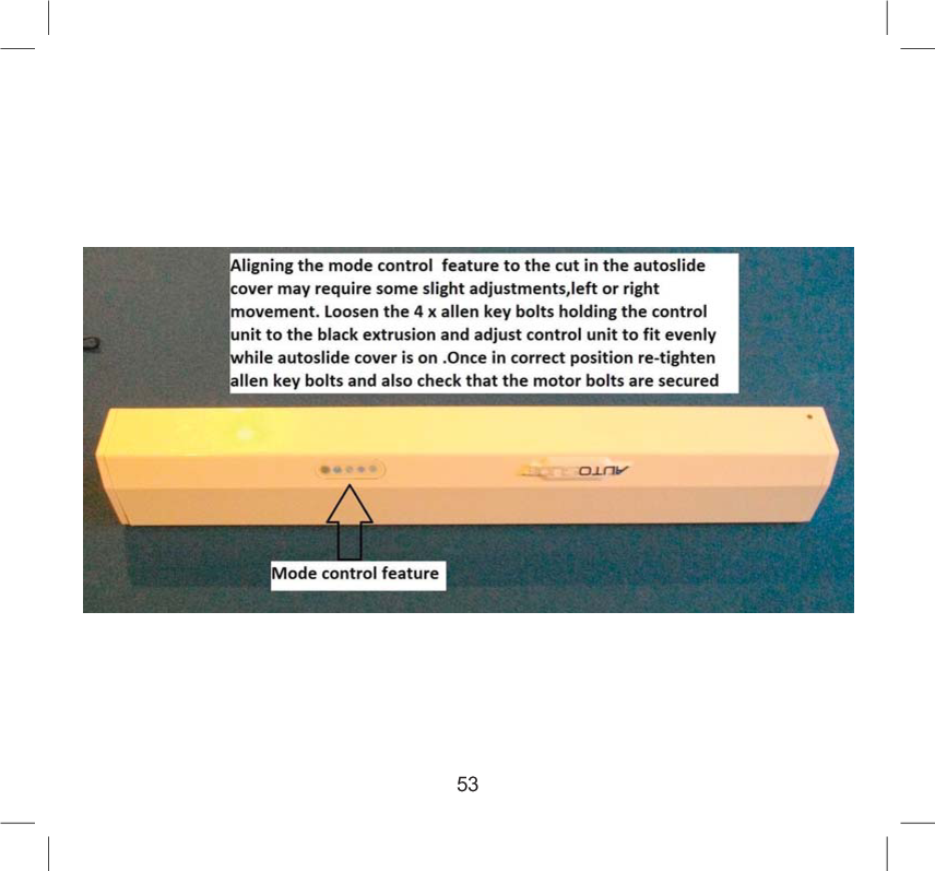 Page 54 of AUTOSLIDE AS5 Pedestrian AUTO Sliding Door Operator User Manual 