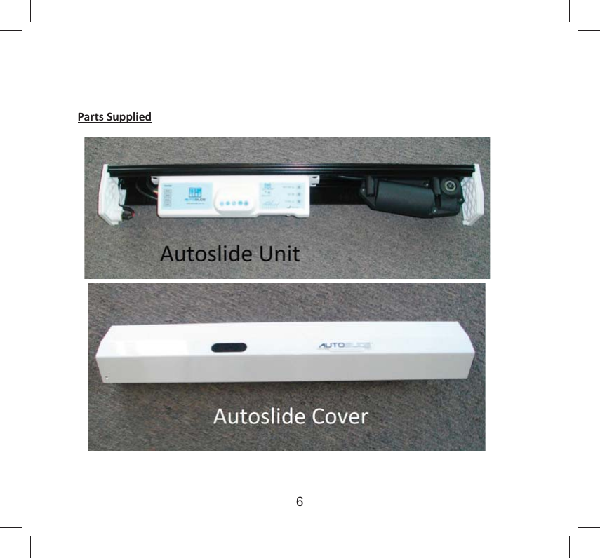 Page 7 of AUTOSLIDE AS5 Pedestrian AUTO Sliding Door Operator User Manual 