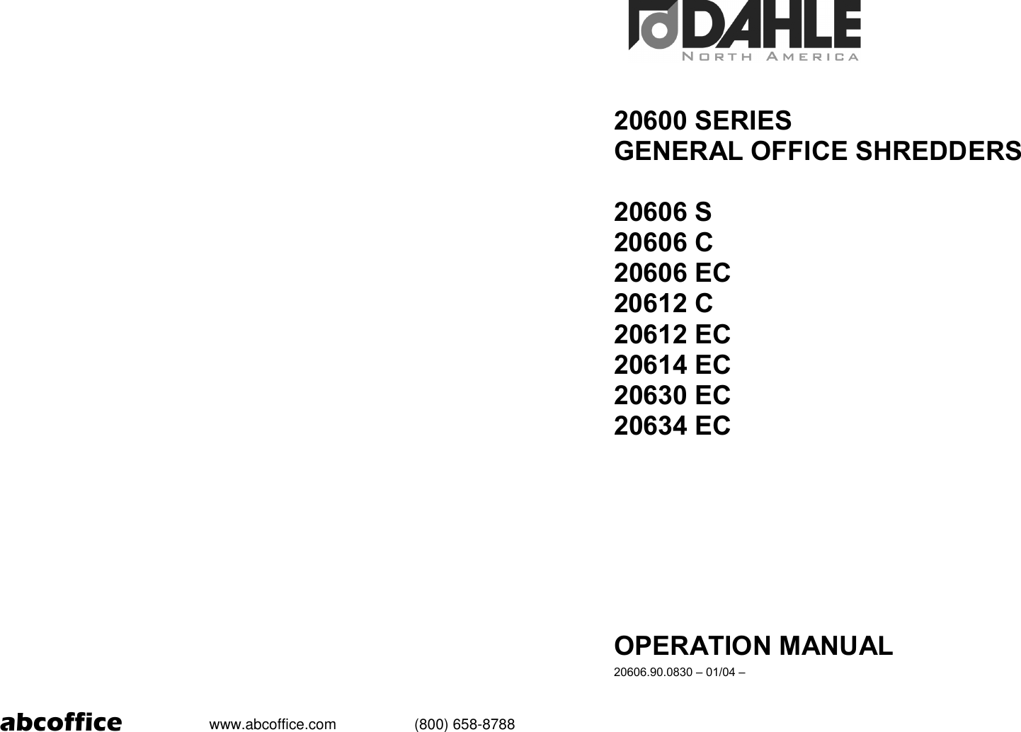 Page 1 of 4 - Abc-Office Abc-Office-20600-Series-Users-Manual- Abc-office-20600-series-users-manual