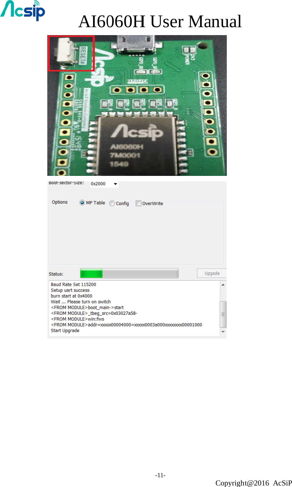                 AI60060HH Use-11- er Maanual Copyright  ht@2016 AcSiP 