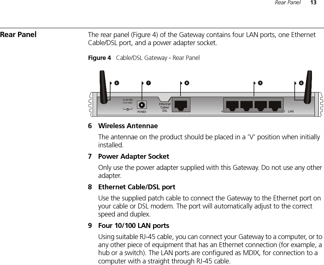 14 CHAPTER 1: INTRODUCING THE OFFICECONNECT WIRELESS CABLE/DSL GATEWAY