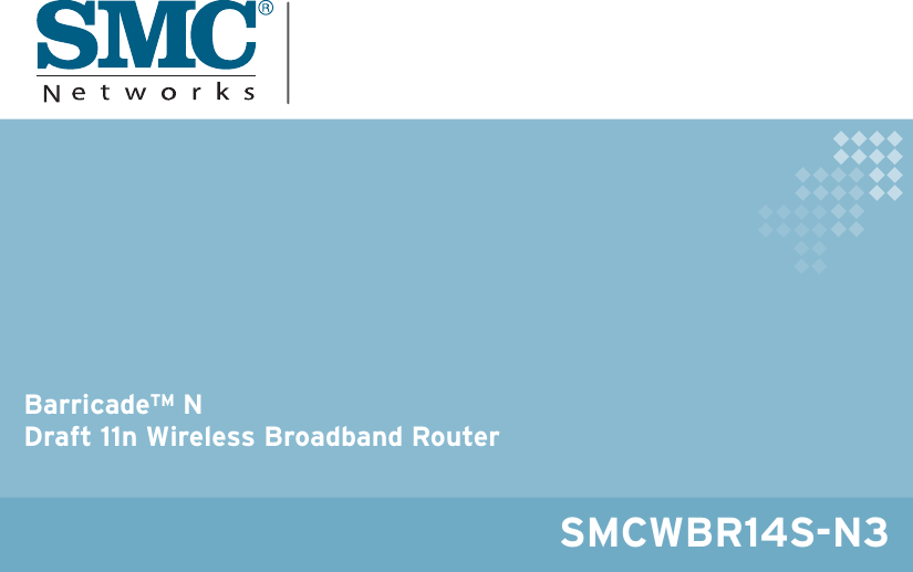 BarricadeTM N Draft 11n Wireless Broadband Router SMCWBR14S-N3