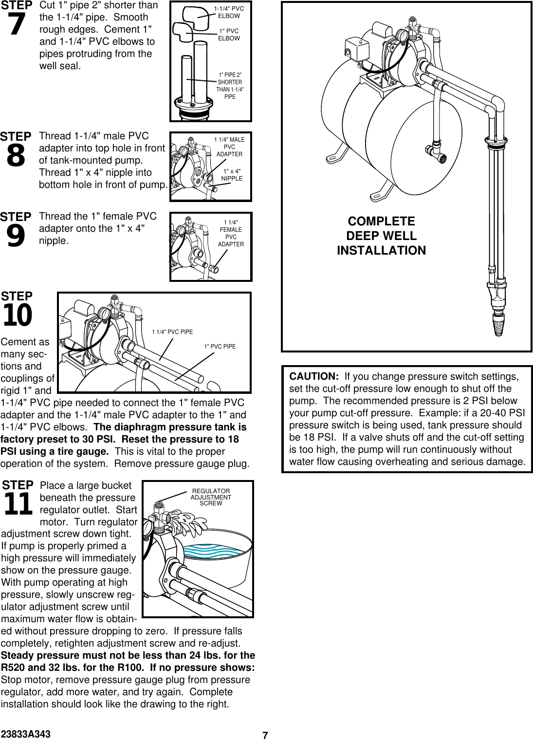 Page 7 of 10 - Ace-Hardware Ace-Hardware-Jet-Tank-System-R-30-T7-Users-Manual- 23833A343 R30-T7  Ace-hardware-jet-tank-system-r-30-t7-users-manual