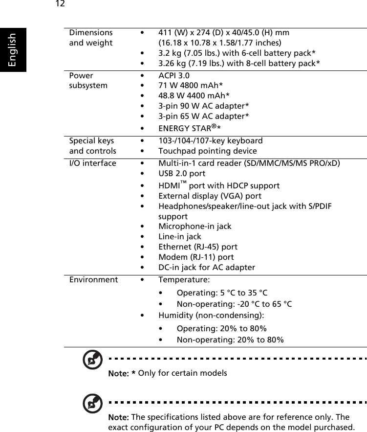 Page 12 of 12 - Acer Acer-Aspire-7740-Series-Users-Manual- JV71_CP_AS7740_QG  Acer-aspire-7740-series-users-manual