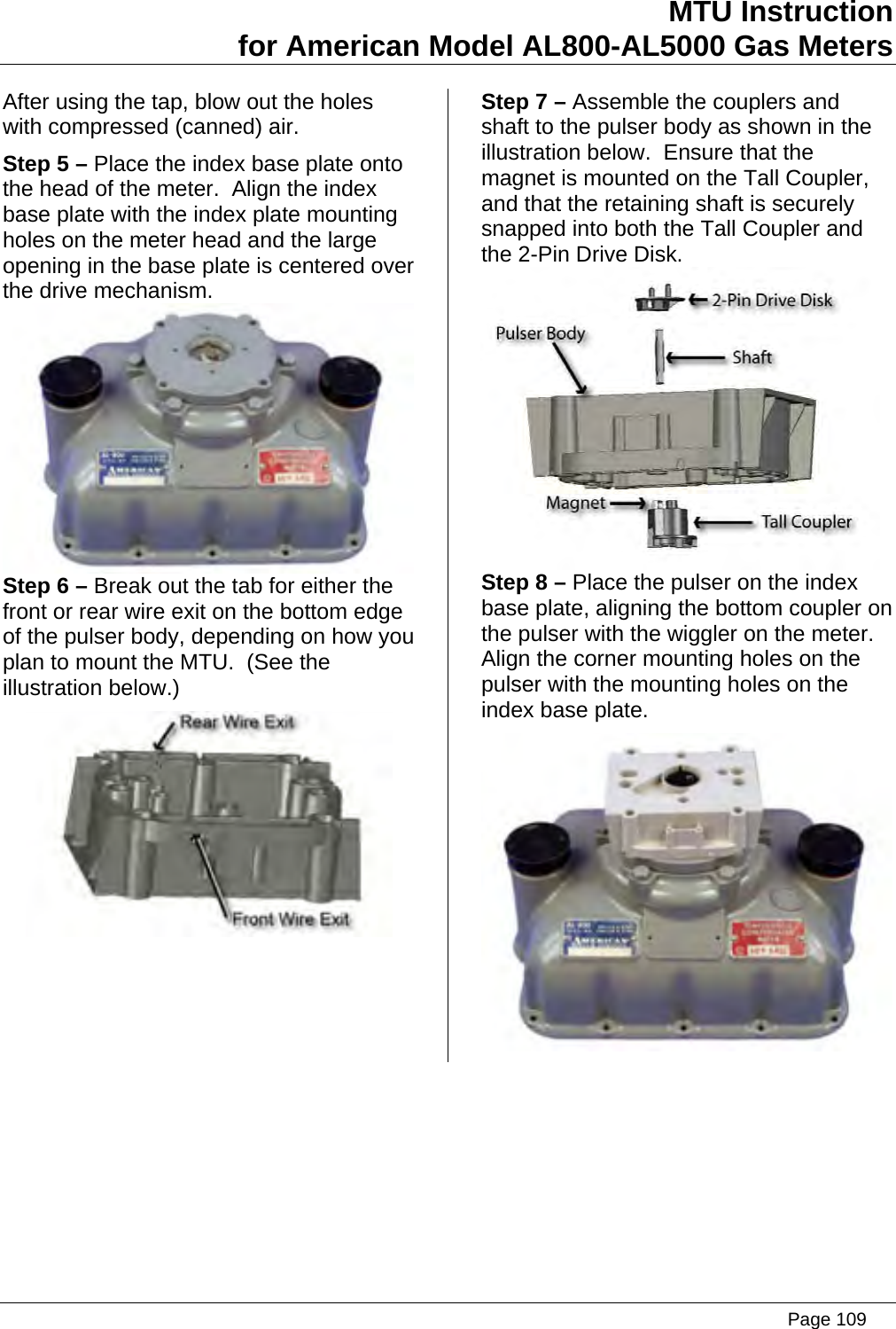 Page 109 of Aclara Technologies 09015 Transmitter for Meter Reading User Manual users manual