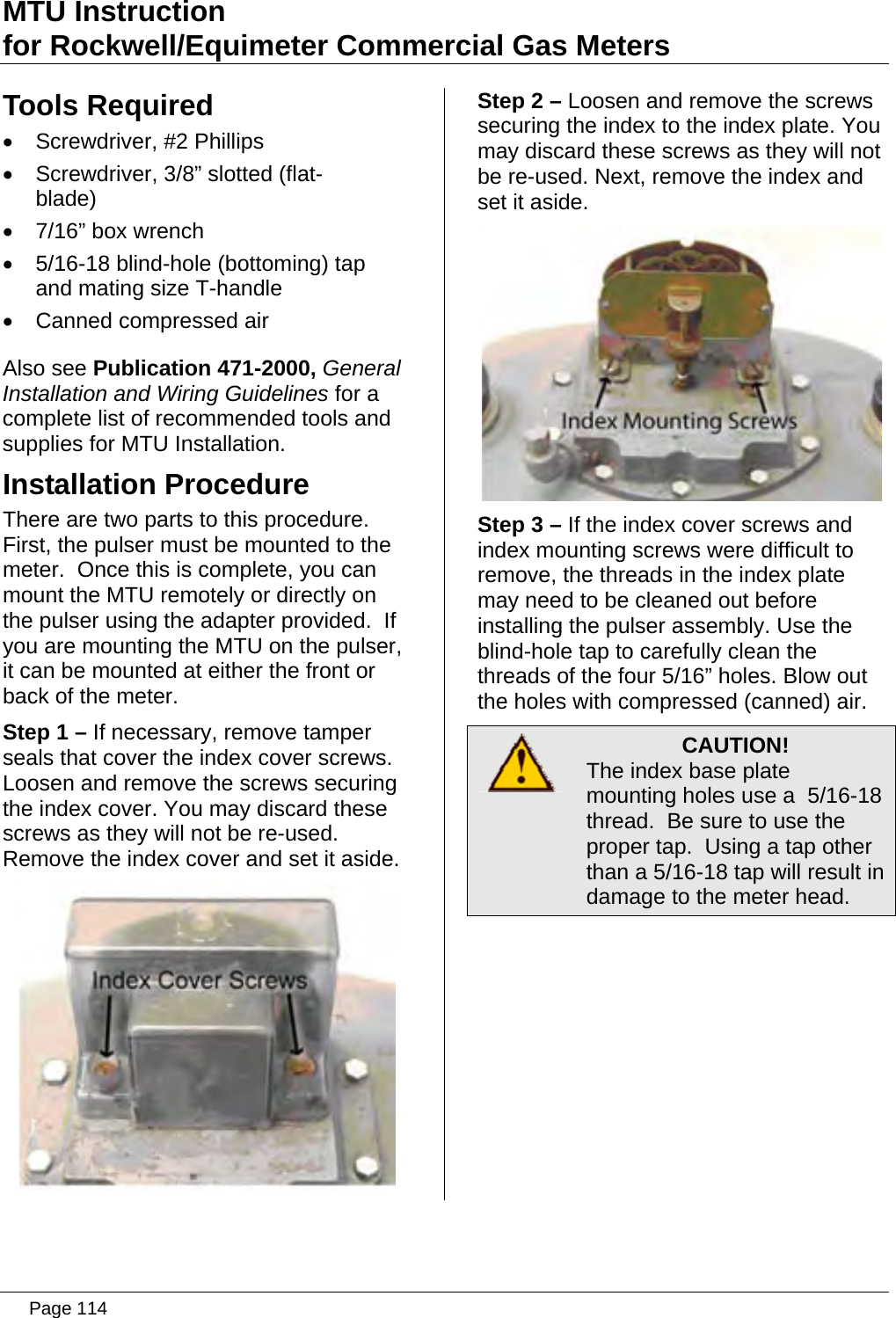 Page 114 of Aclara Technologies 09015 Transmitter for Meter Reading User Manual users manual