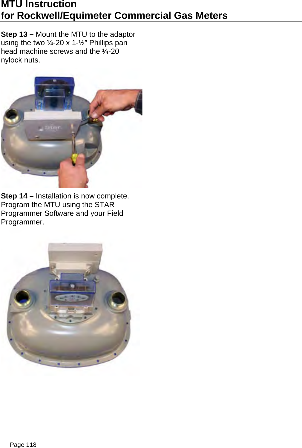 Page 118 of Aclara Technologies 09015 Transmitter for Meter Reading User Manual users manual