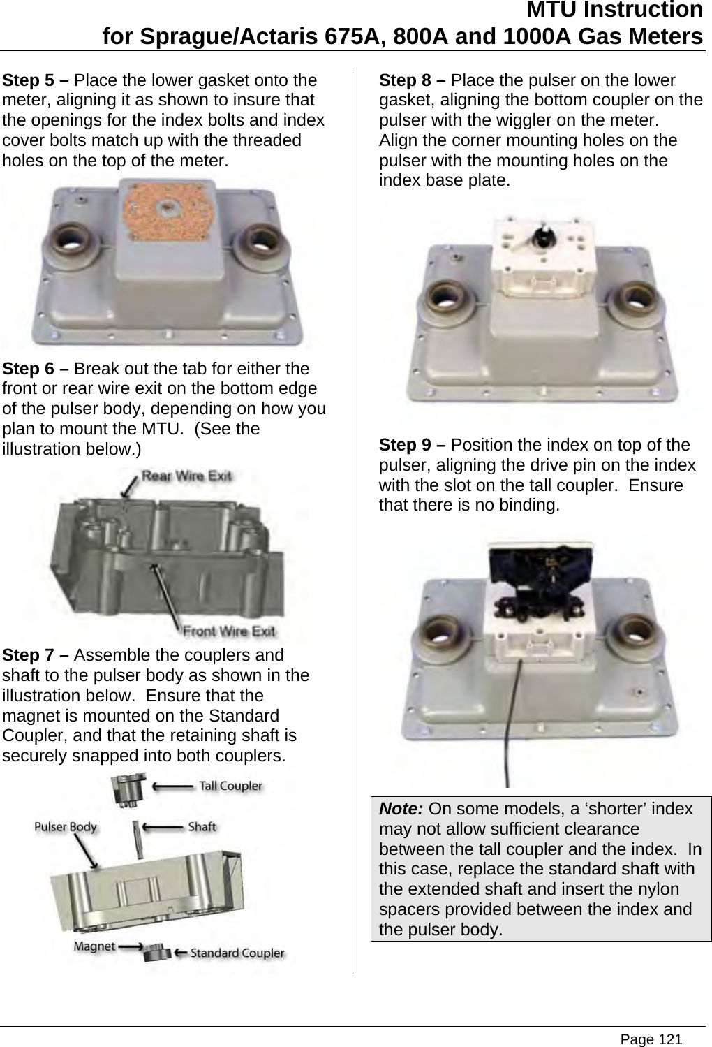 Page 121 of Aclara Technologies 09015 Transmitter for Meter Reading User Manual users manual