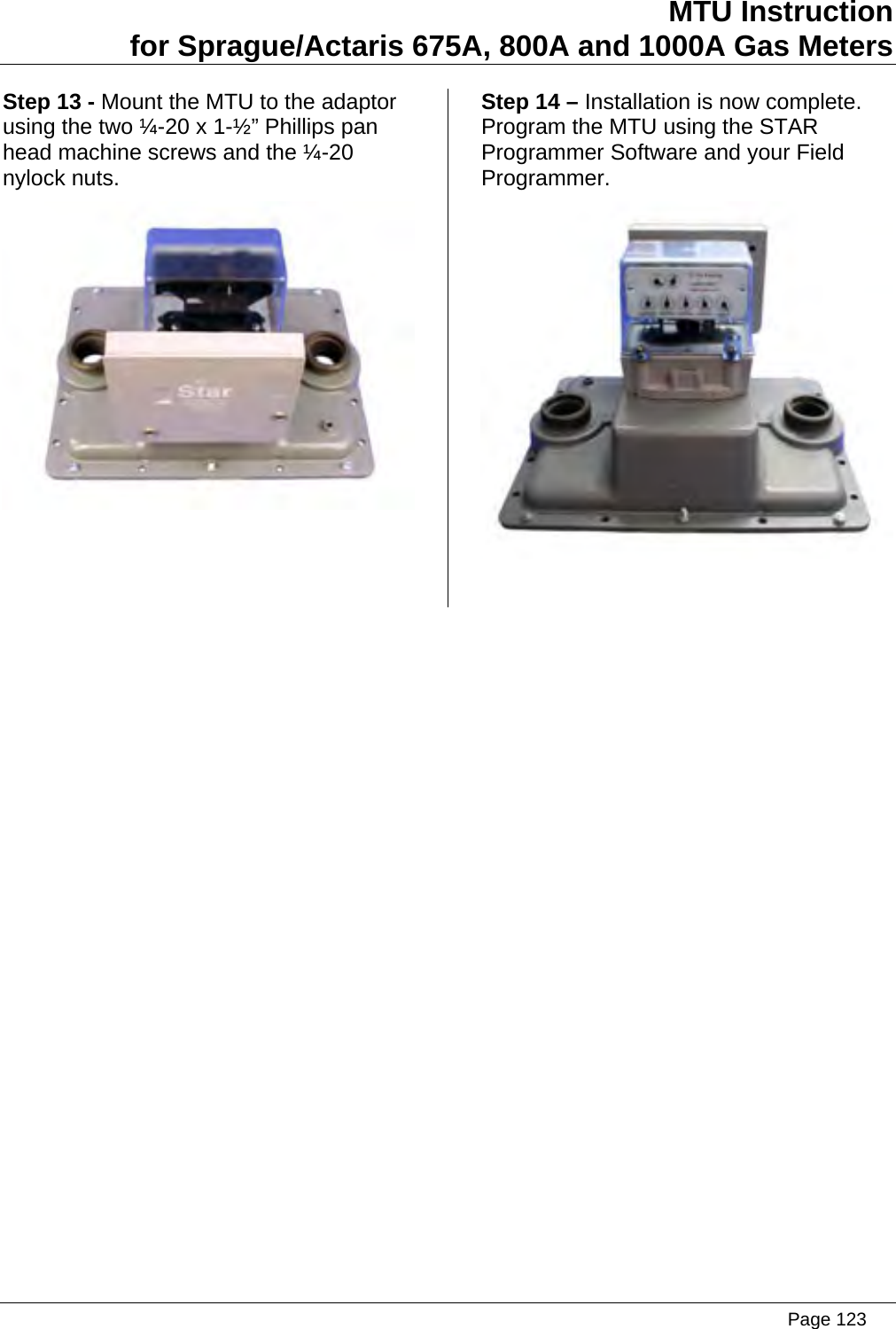 Page 123 of Aclara Technologies 09015 Transmitter for Meter Reading User Manual users manual