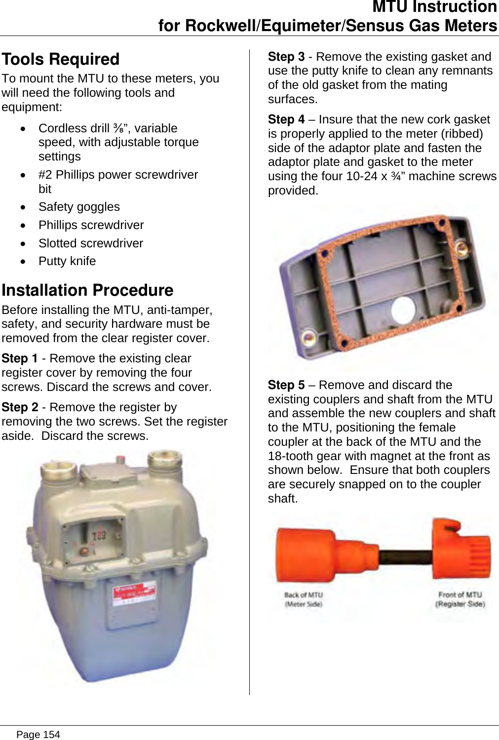 Page 154 of Aclara Technologies 09015 Transmitter for Meter Reading User Manual users manual