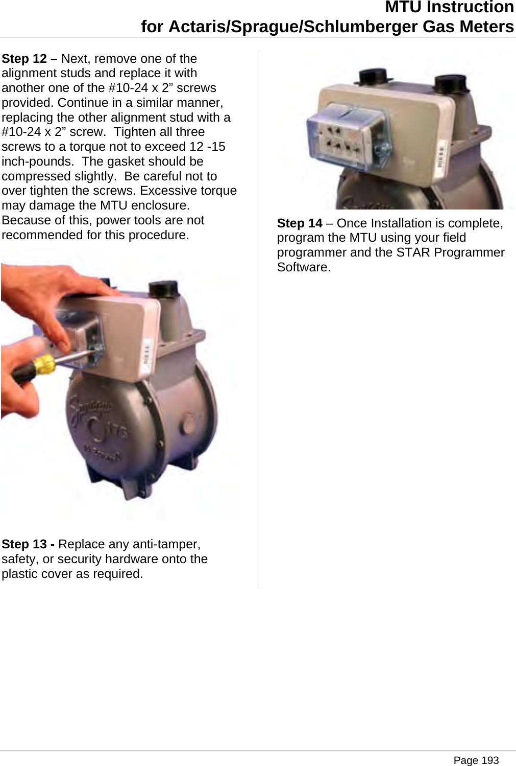 Page 193 of Aclara Technologies 09015 Transmitter for Meter Reading User Manual users manual