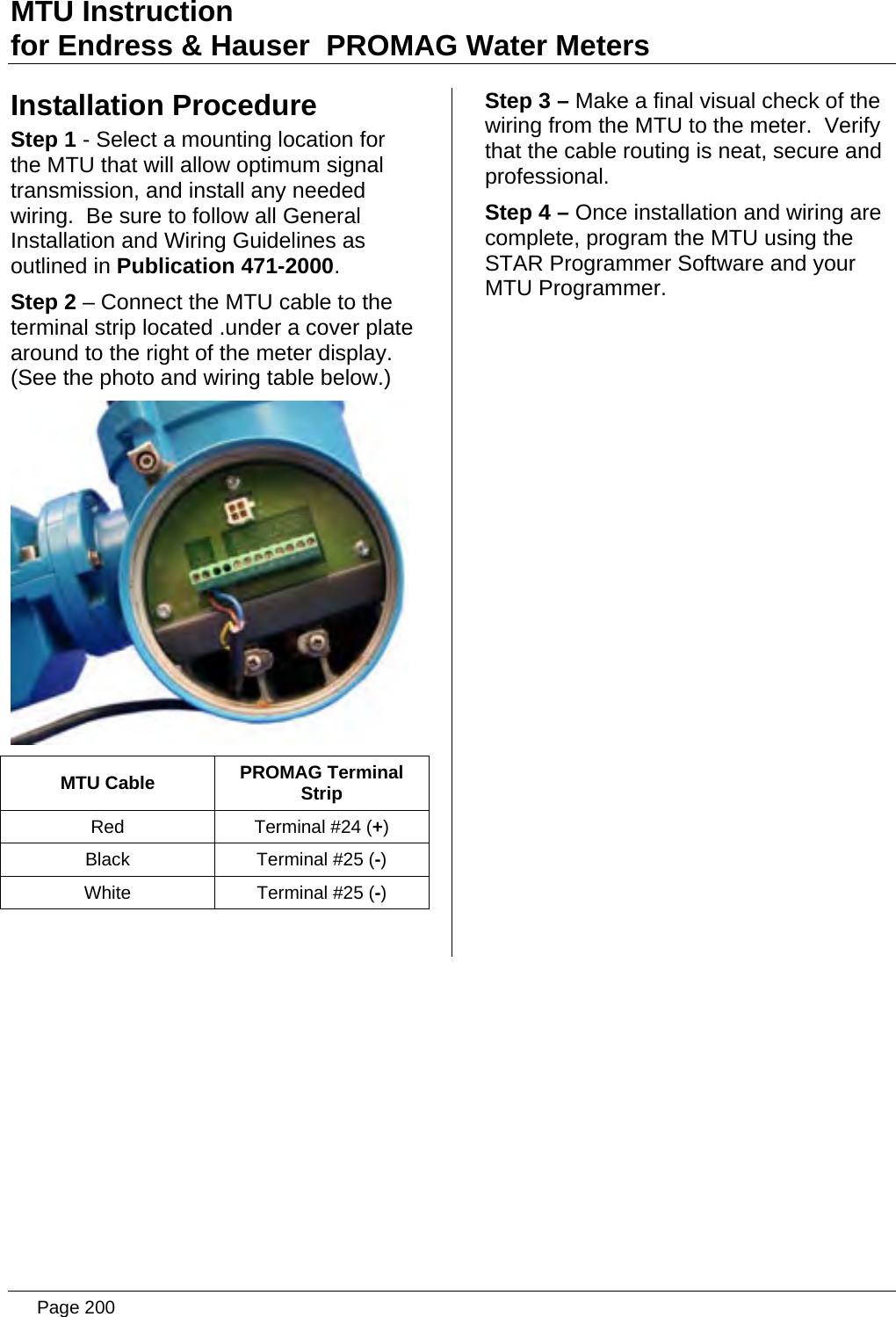 Page 200 of Aclara Technologies 09015 Transmitter for Meter Reading User Manual users manual