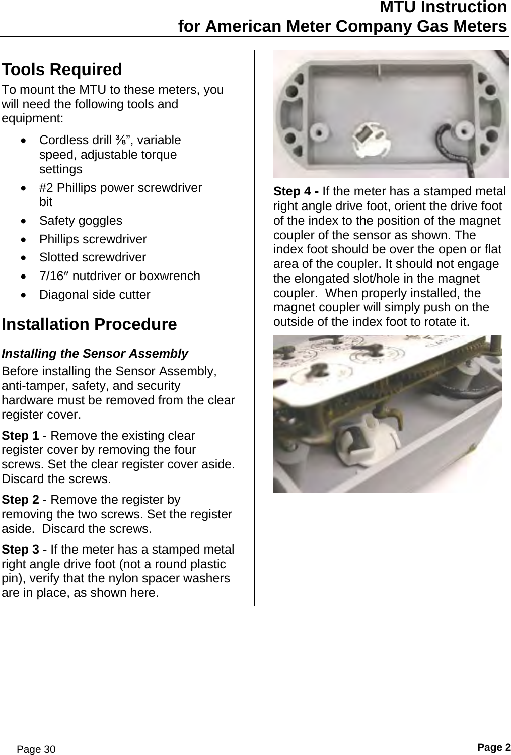Page 30 of Aclara Technologies 09015 Transmitter for Meter Reading User Manual users manual