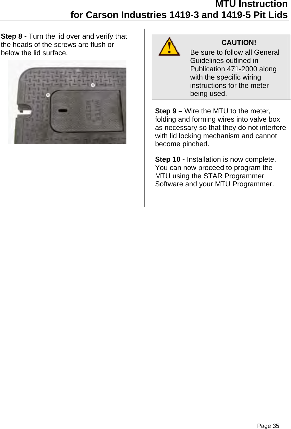 Page 35 of Aclara Technologies 09015 Transmitter for Meter Reading User Manual users manual