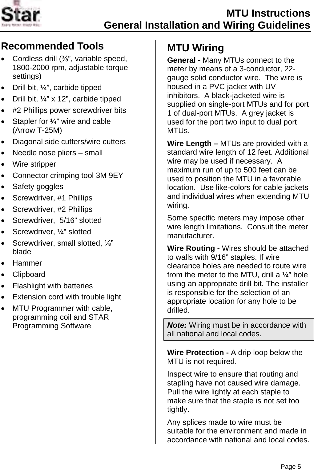 Page 6 of Aclara Technologies 09015 Transmitter for Meter Reading User Manual users manual