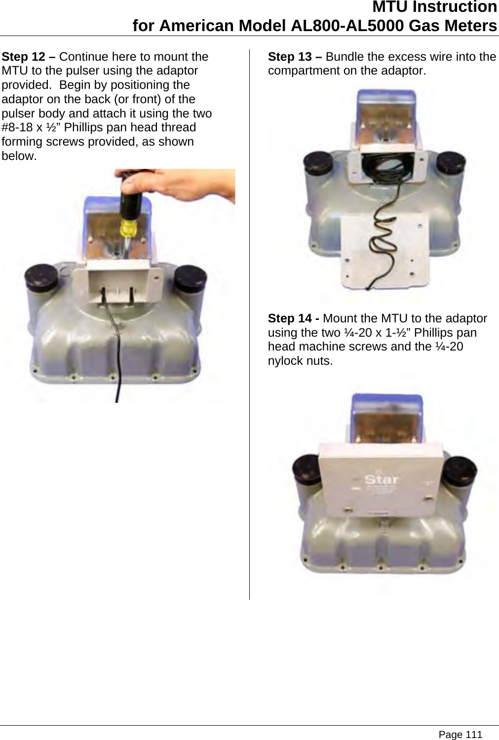 Page 111 of Aclara Technologies 11583-2 TRANSMITTER FOR METER READING User Manual