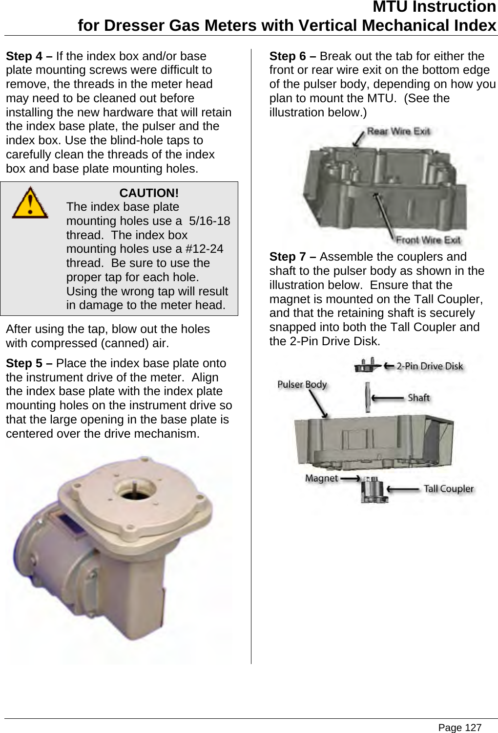 Page 127 of Aclara Technologies 11583-2 TRANSMITTER FOR METER READING User Manual