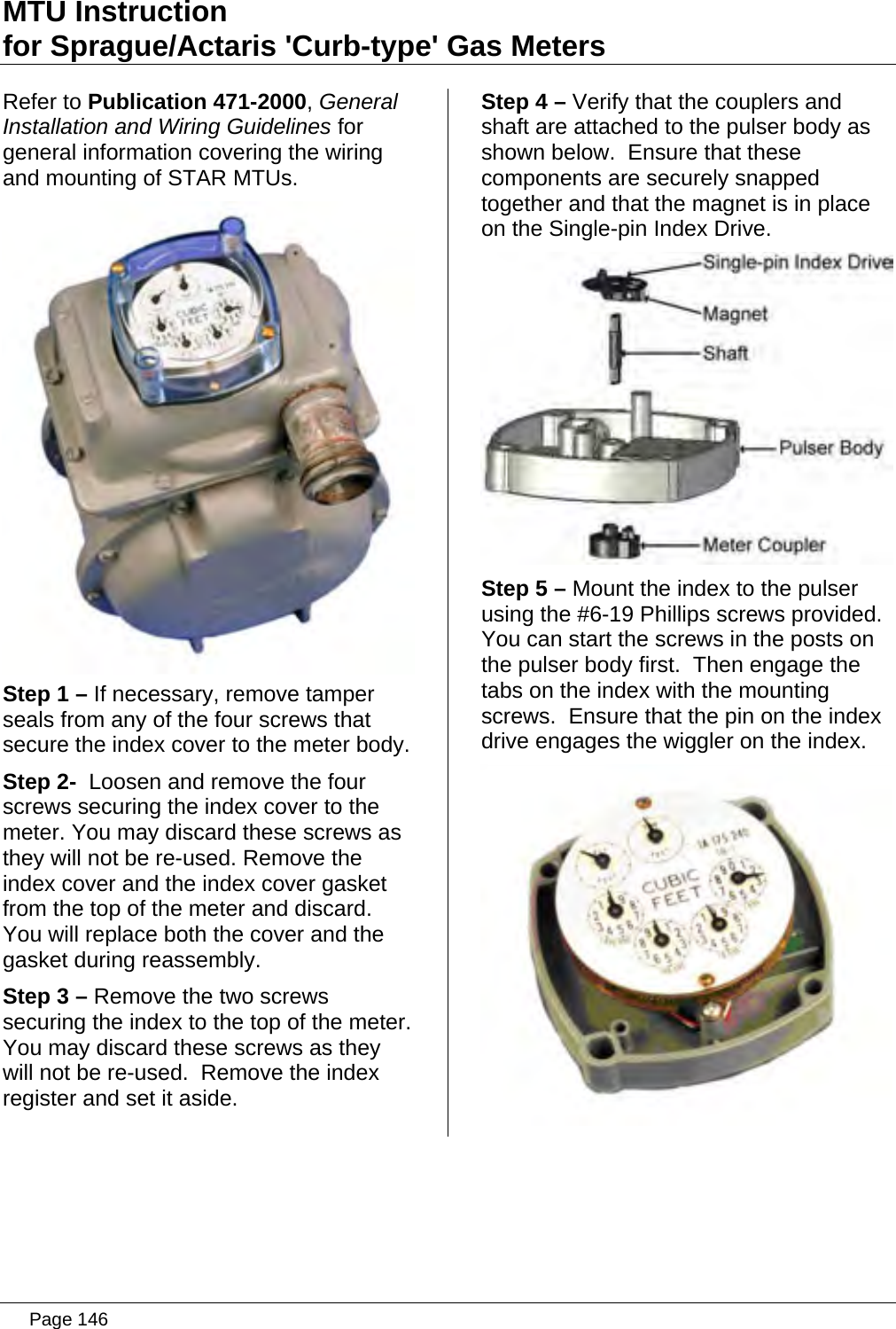 Page 146 of Aclara Technologies 11583-2 TRANSMITTER FOR METER READING User Manual