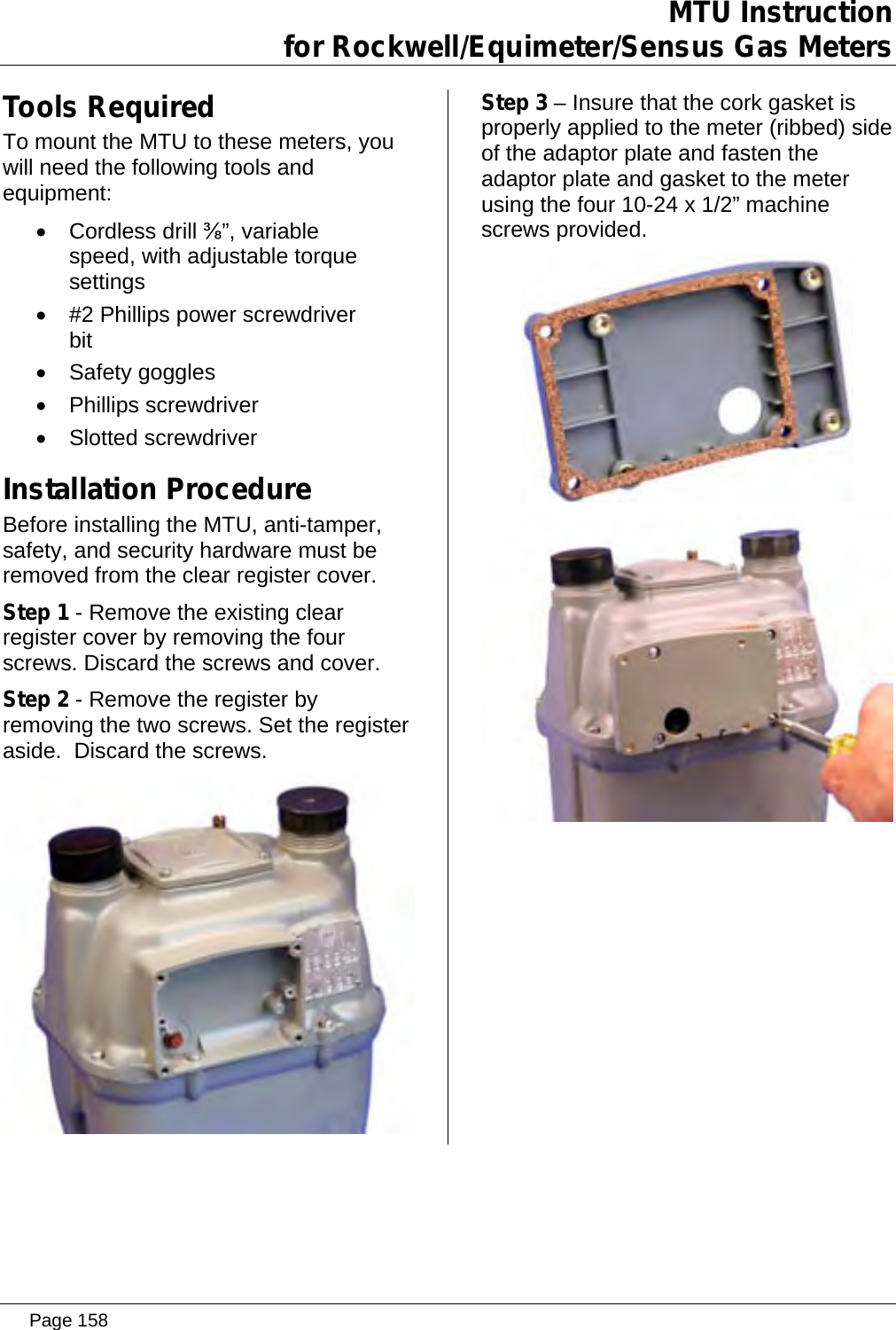 Page 158 of Aclara Technologies 11583-2 TRANSMITTER FOR METER READING User Manual