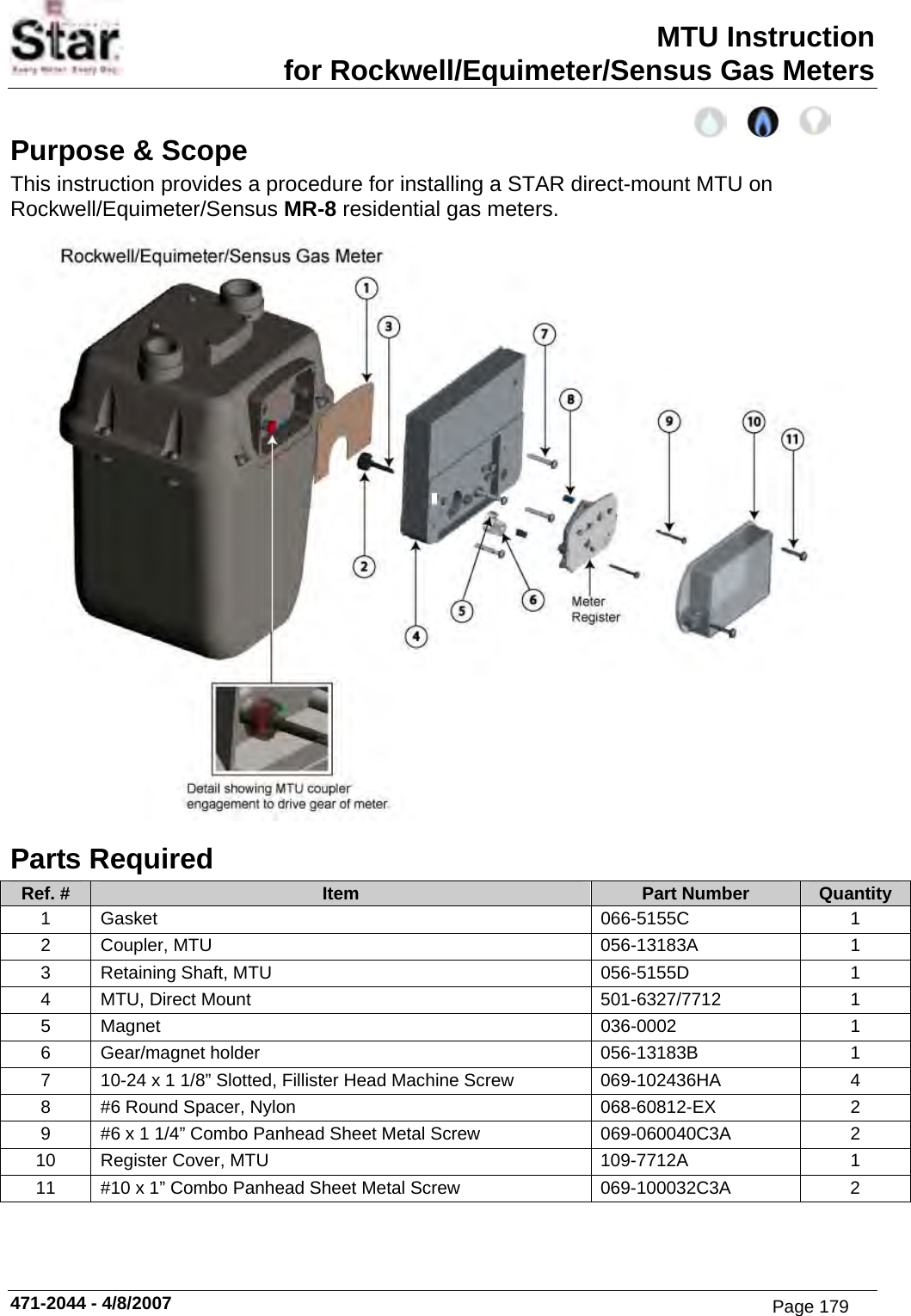 Page 179 of Aclara Technologies 11583-2 TRANSMITTER FOR METER READING User Manual