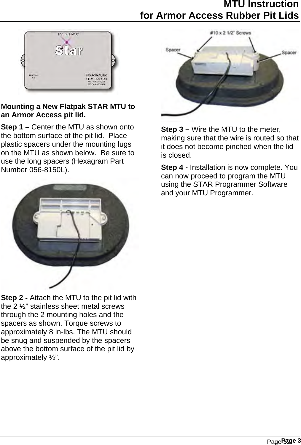 Page 39 of Aclara Technologies 11583-2 TRANSMITTER FOR METER READING User Manual