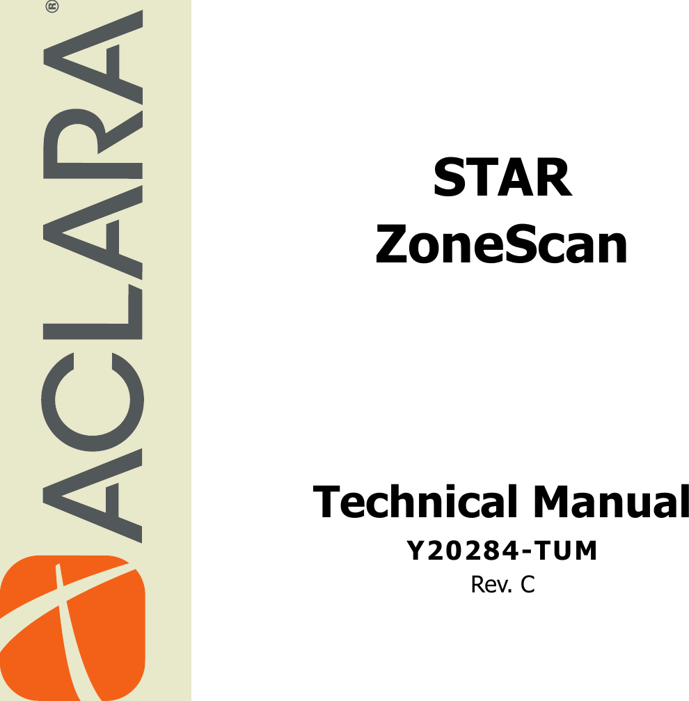 www.Aclara.comSTARZoneScanTechnical ManualY20284-TUMRev. C®