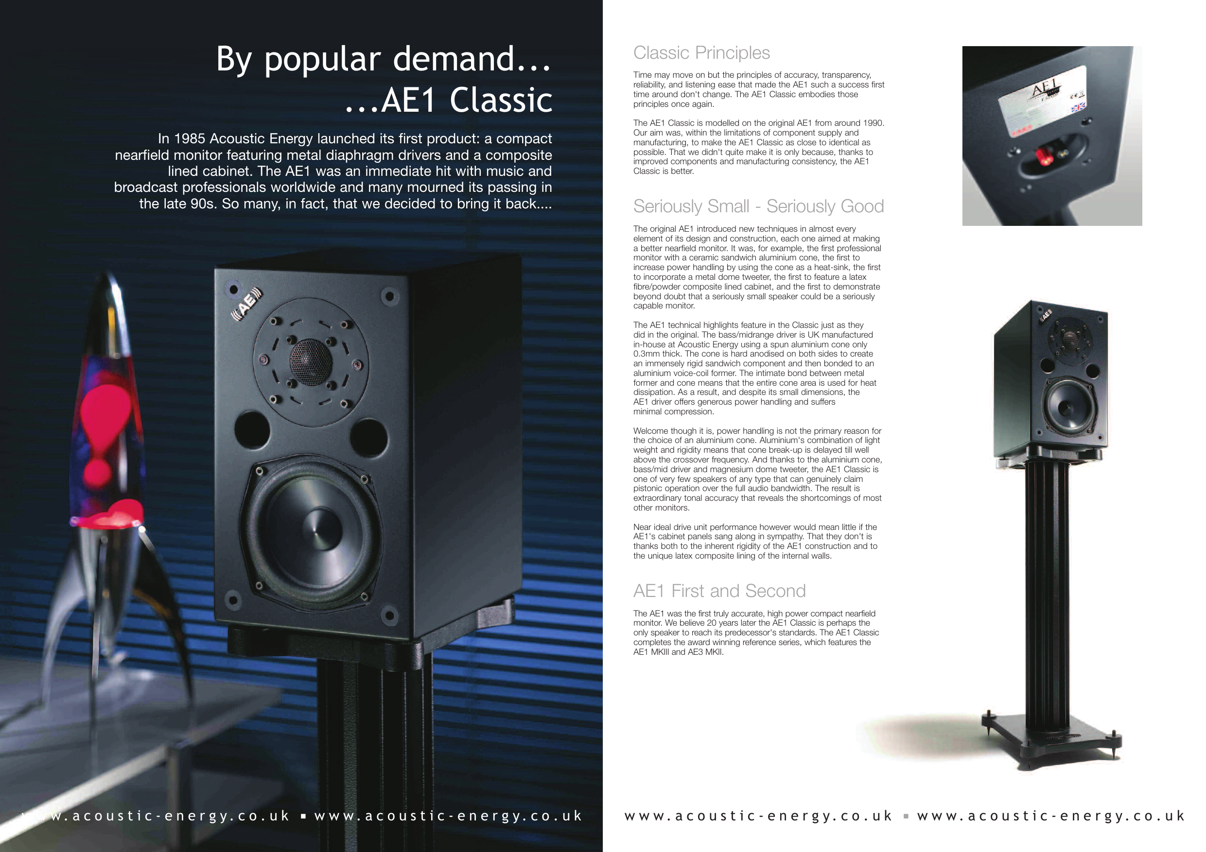 Page 2 of 2 - Acoustic-Energy Acoustic-Energy-Ae1-Classic-Users-Manual-  Acoustic-energy-ae1-classic-users-manual