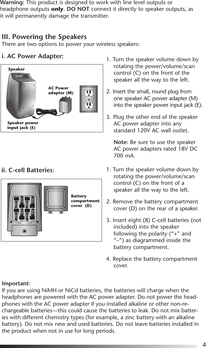 Page 5 of 12 - Acoustic-Research Acoustic-Research-Aw-871-Users-Manual-  Acoustic-research-aw-871-users-manual