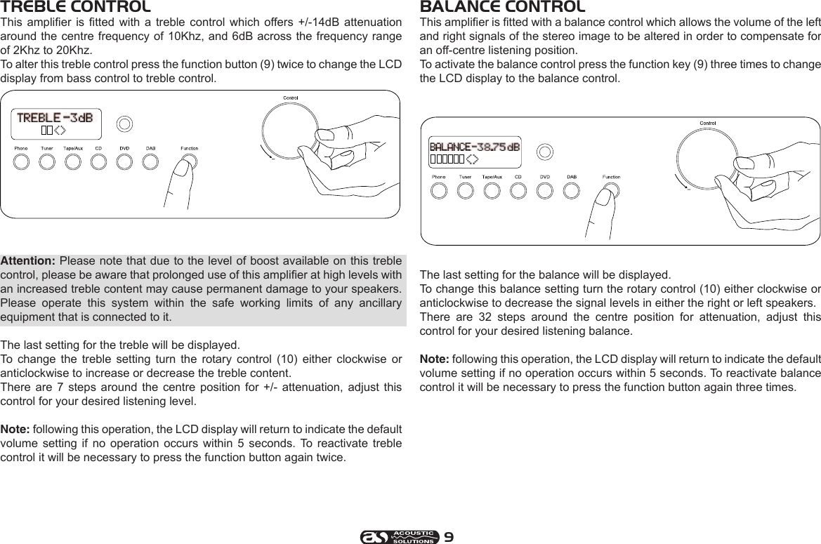 Page 9 of 12 - Acoustical-Solutions Acoustical-Solutions-Sp-101-Users-Manual-  Acoustical-solutions-sp-101-users-manual