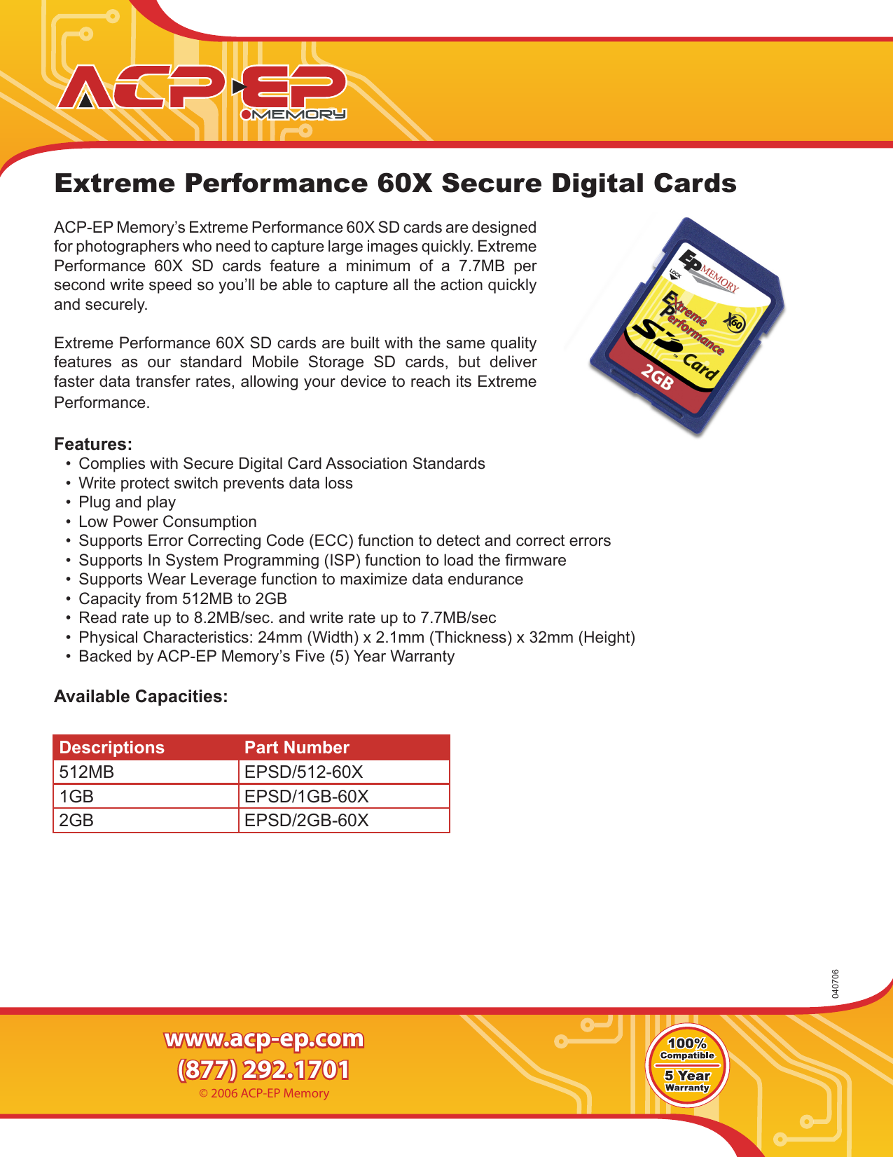 Page 1 of 1 - Acp-Ep-Memory Acp-Ep-Memory-Extreme-Performance-Epsd-1Gb-60X-Users-Manual-  Acp-ep-memory-extreme-performance-epsd-1gb-60x-users-manual