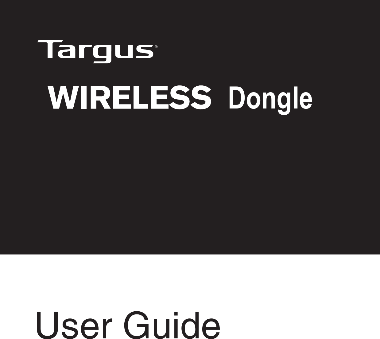 User GuideDongle