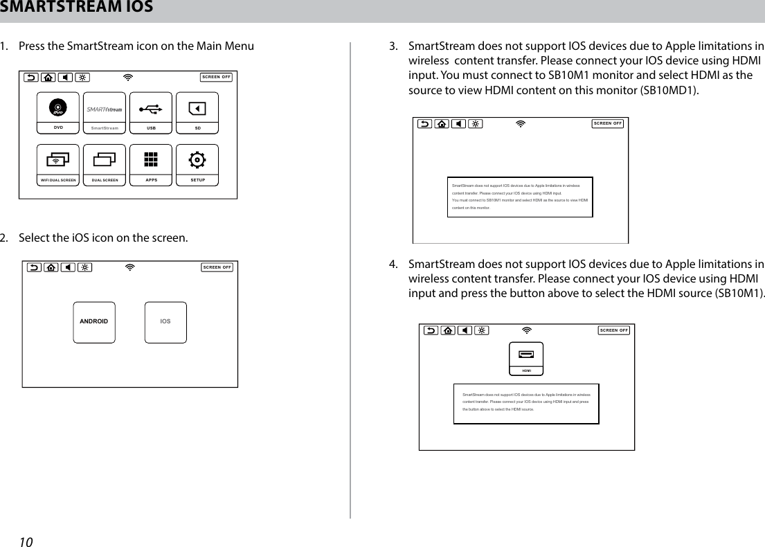 Page 10 of Action Electronics 9R3SBB71012 10.1 inch IN-CAR SEATBACK MONITOR WITH DVD User Manual 15 SB10MD1 UserMan