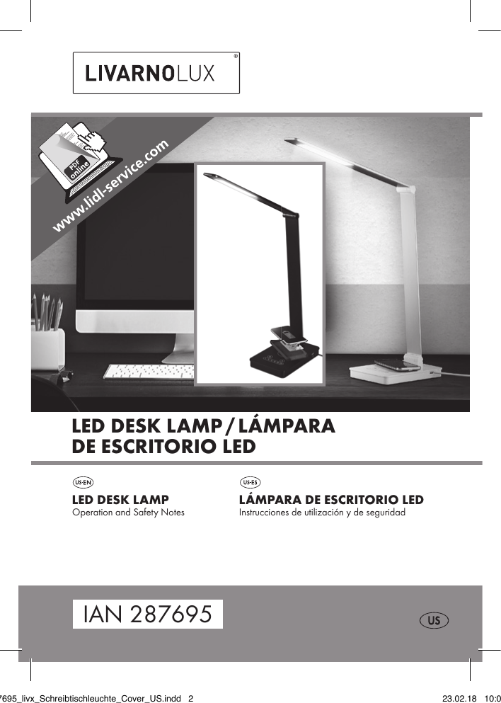 Action 287695 Led Portable Luminaires User Manual 287695 Livx