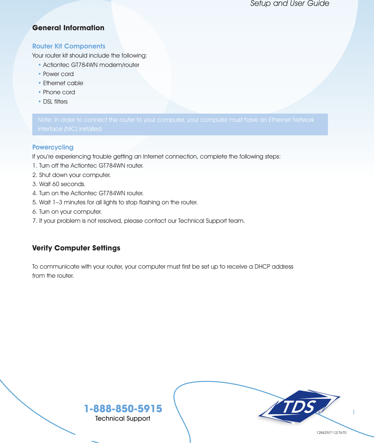 Page 2 of 10 - Actiontec Actiontec-Gt784Wn-Users-Manual- ManualsLib - Makes It Easy To Find Manuals Online!  Actiontec-gt784wn-users-manual