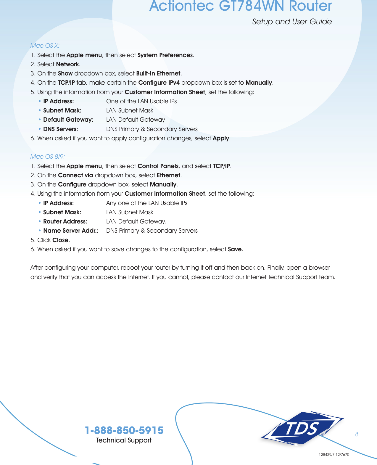 Page 9 of 10 - Actiontec Actiontec-Gt784Wn-Users-Manual- ManualsLib - Makes It Easy To Find Manuals Online!  Actiontec-gt784wn-users-manual