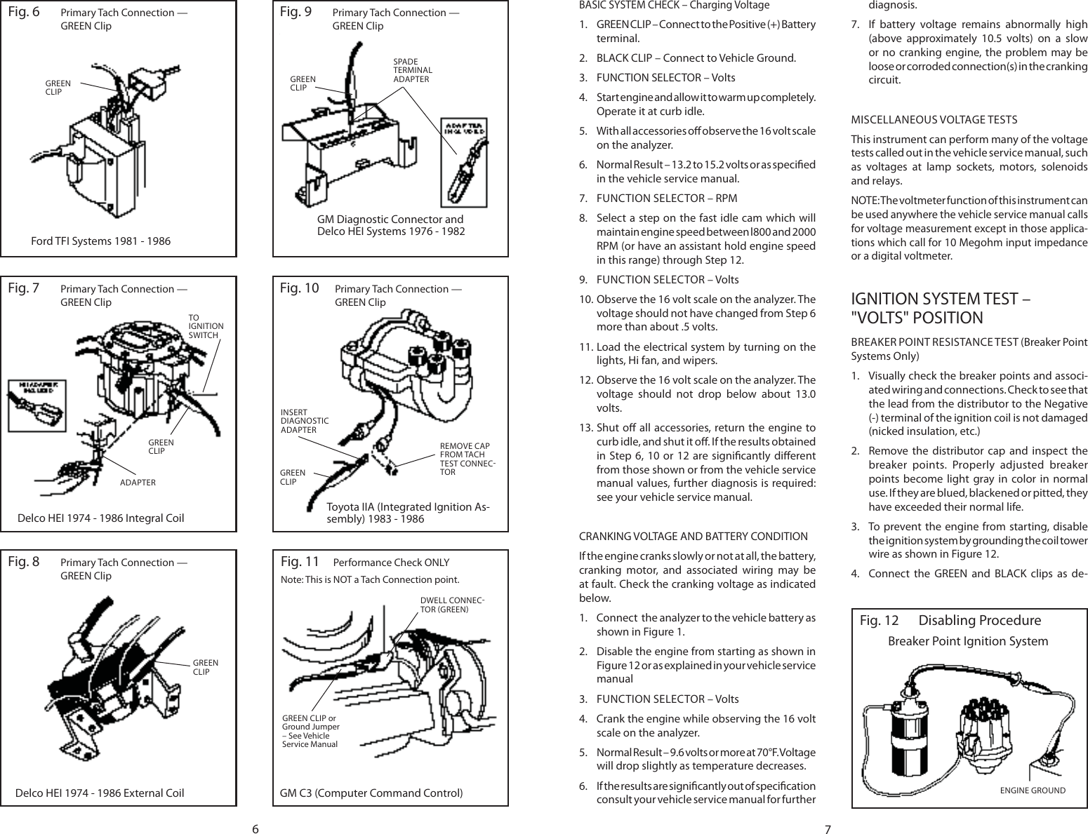 Page 4 of 10 - Actron Actron-Cp7605-Operating-Instructions- 0002-000-219301c_CP7605 Tach Dwell Voltmeter  Actron-cp7605-operating-instructions