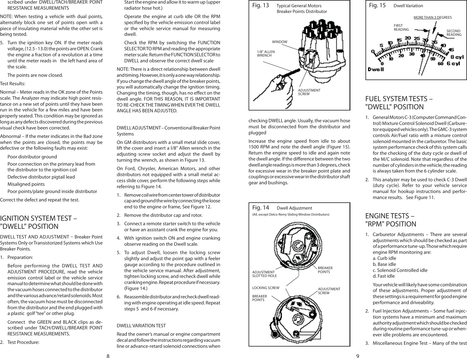 Page 5 of 10 - Actron Actron-Cp7605-Operating-Instructions- 0002-000-219301c_CP7605 Tach Dwell Voltmeter  Actron-cp7605-operating-instructions