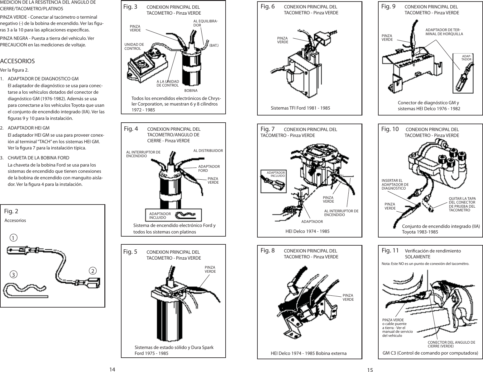 Page 8 of 10 - Actron Actron-Cp7605-Operating-Instructions- 0002-000-219301c_CP7605 Tach Dwell Voltmeter  Actron-cp7605-operating-instructions