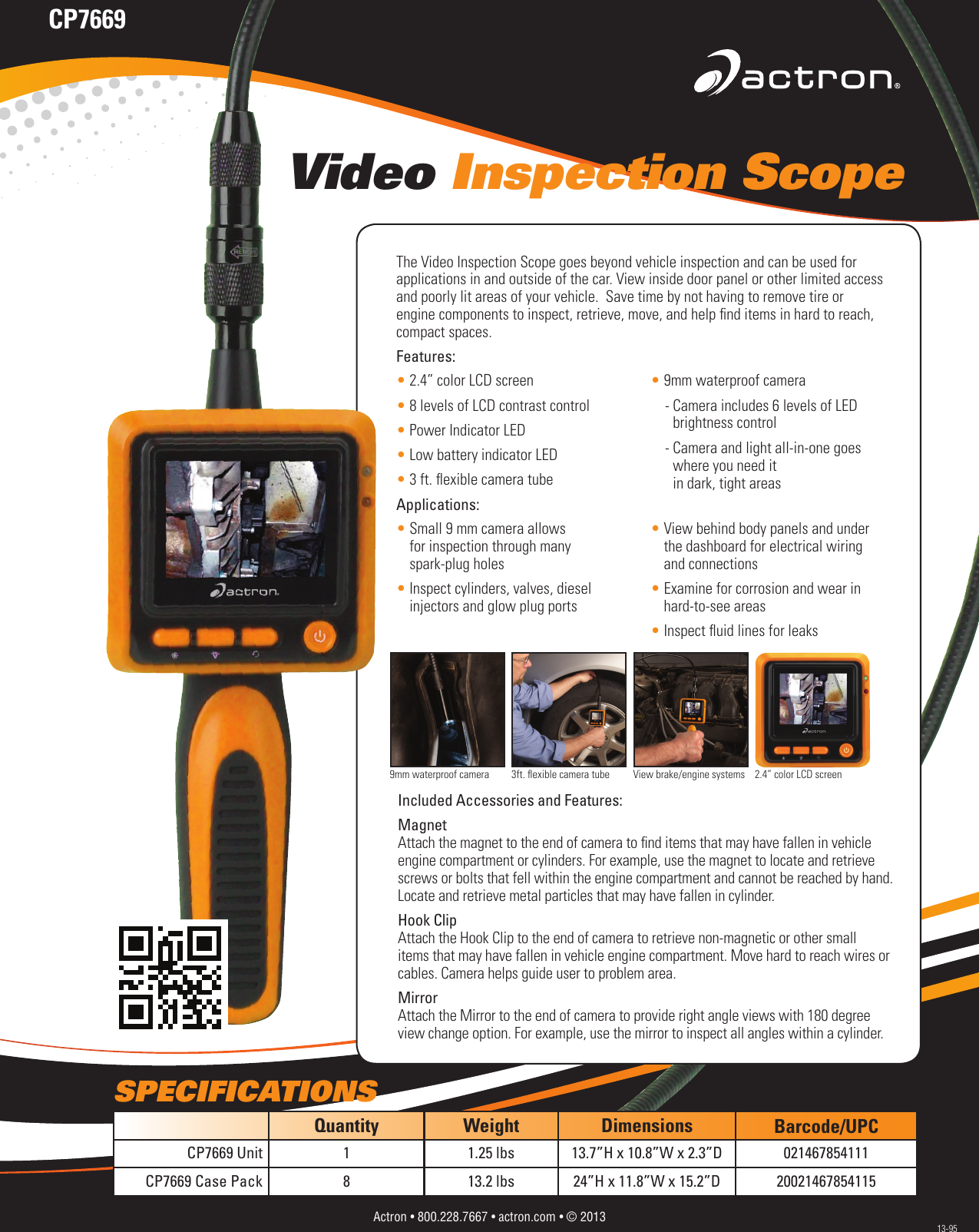 Page 1 of 1 - Actron Actron-Cp7669-Product-Brochure-  Actron-cp7669-product-brochure