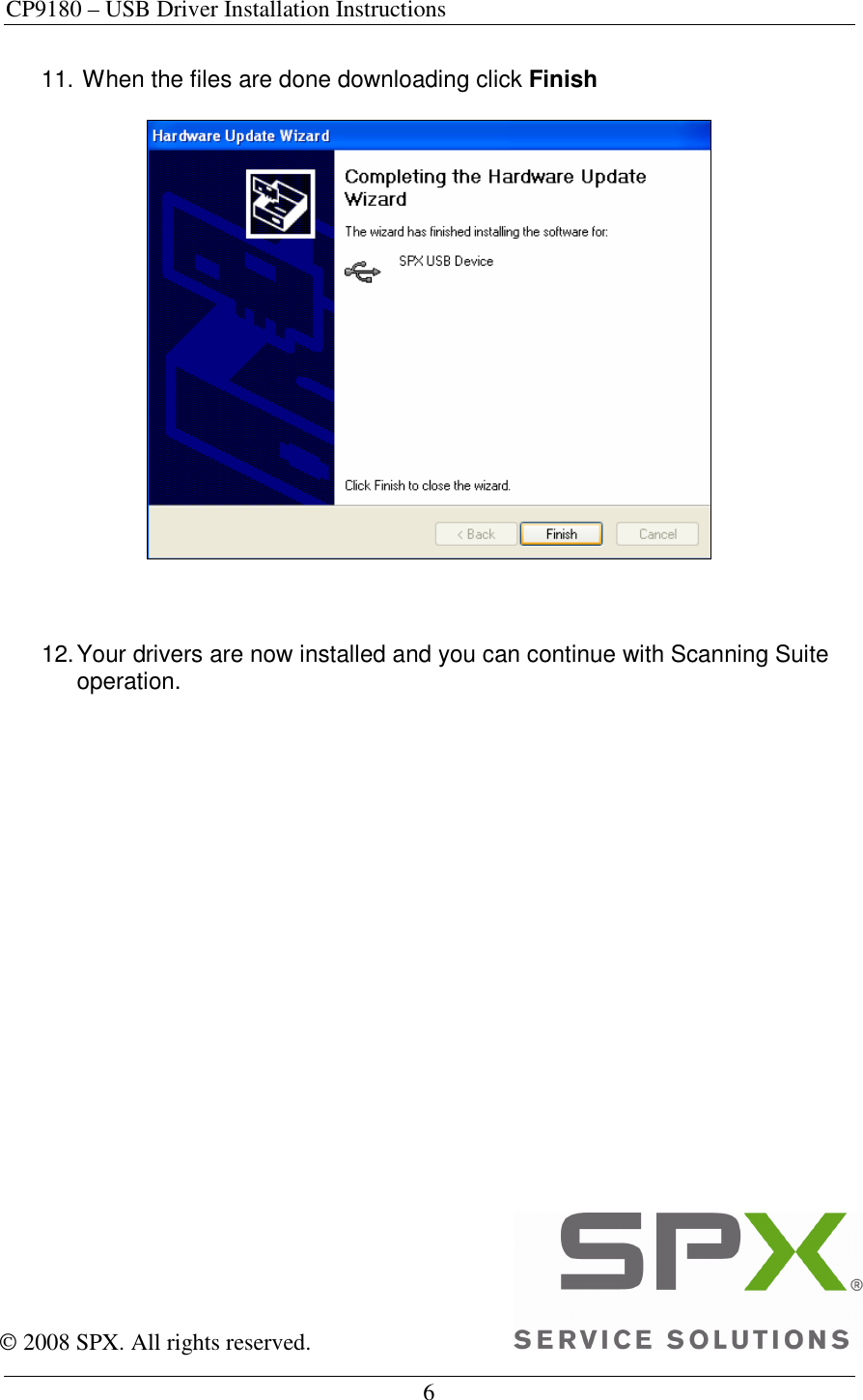 Page 6 of 6 - Actron Actron-Cp9180-Users-Manual- CP9180_Driver_Install_Instructions  Actron-cp9180-users-manual