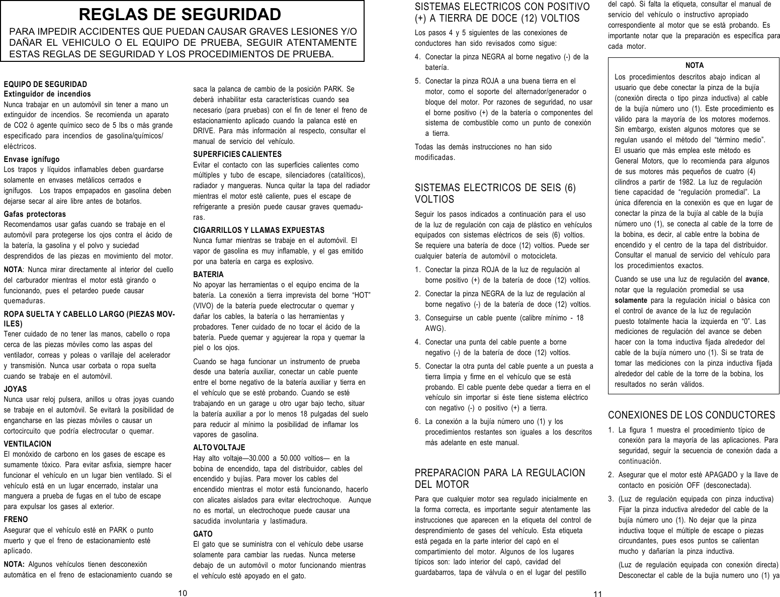 Page 6 of 8 - Actron Actron-Inductive-Timing-Light-Users-Manual-  Actron-inductive-timing-light-users-manual