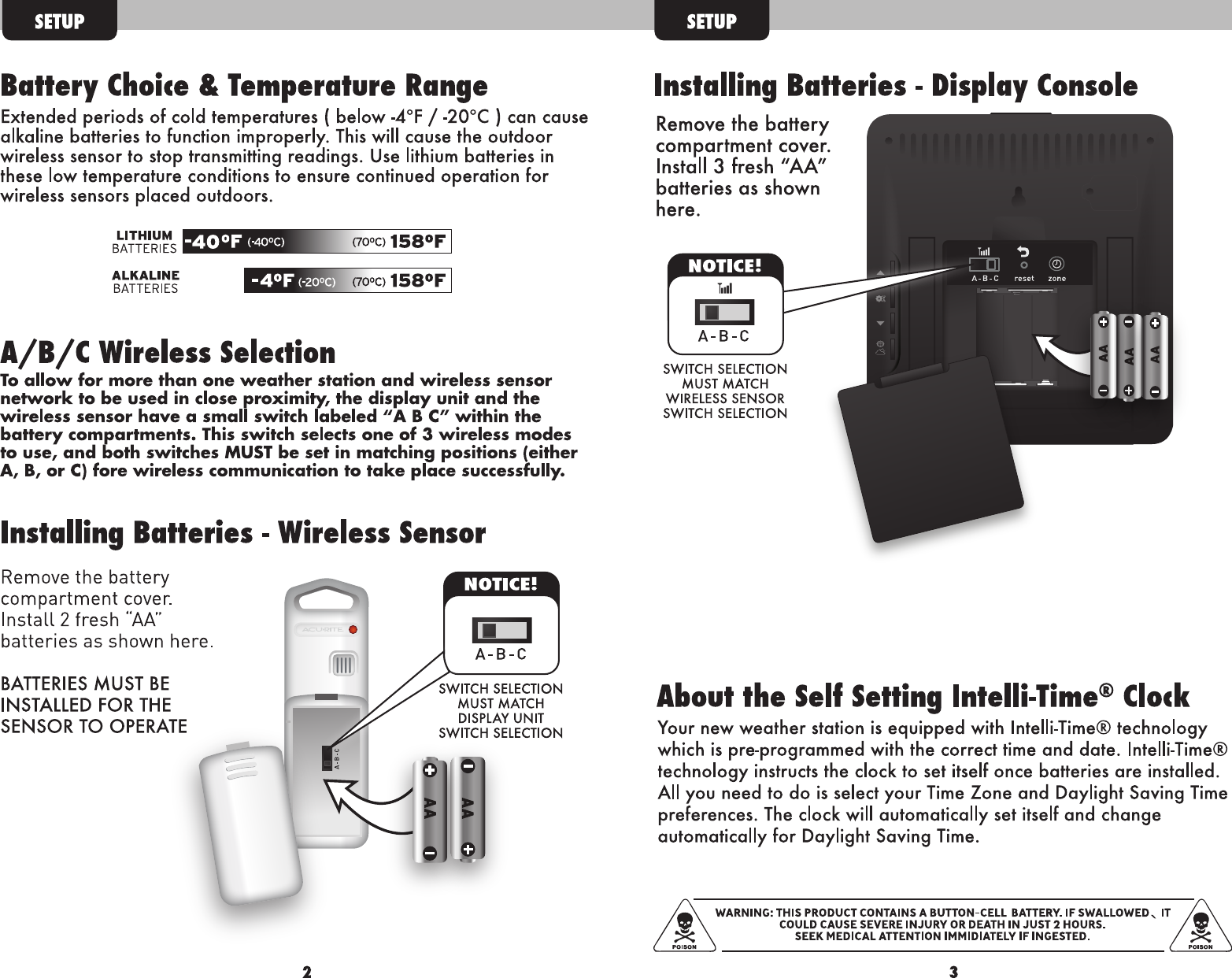 Page 3 of 8 - Acu-Rite Acu-Rite-2035-Users-Manual- 02035-instructions  Acu-rite-2035-users-manual