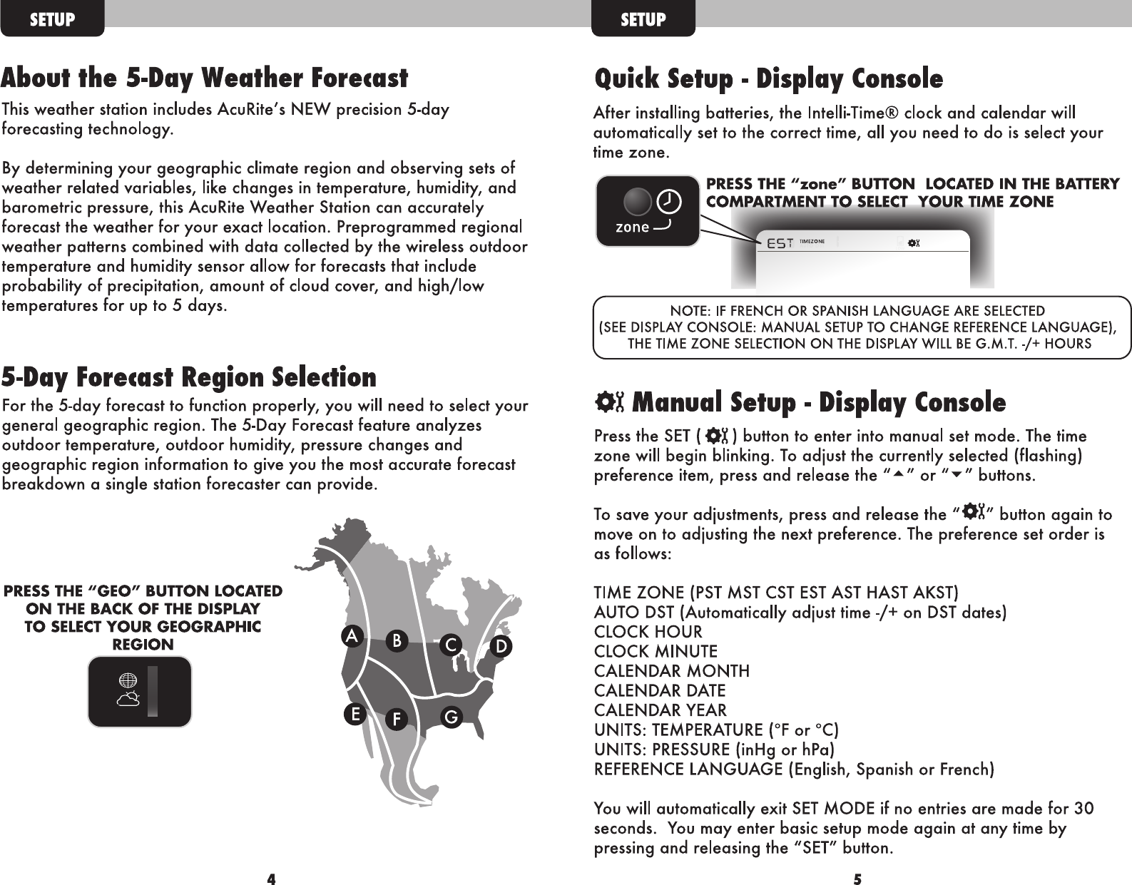 Page 4 of 8 - Acu-Rite Acu-Rite-2035-Users-Manual- 02035-instructions  Acu-rite-2035-users-manual