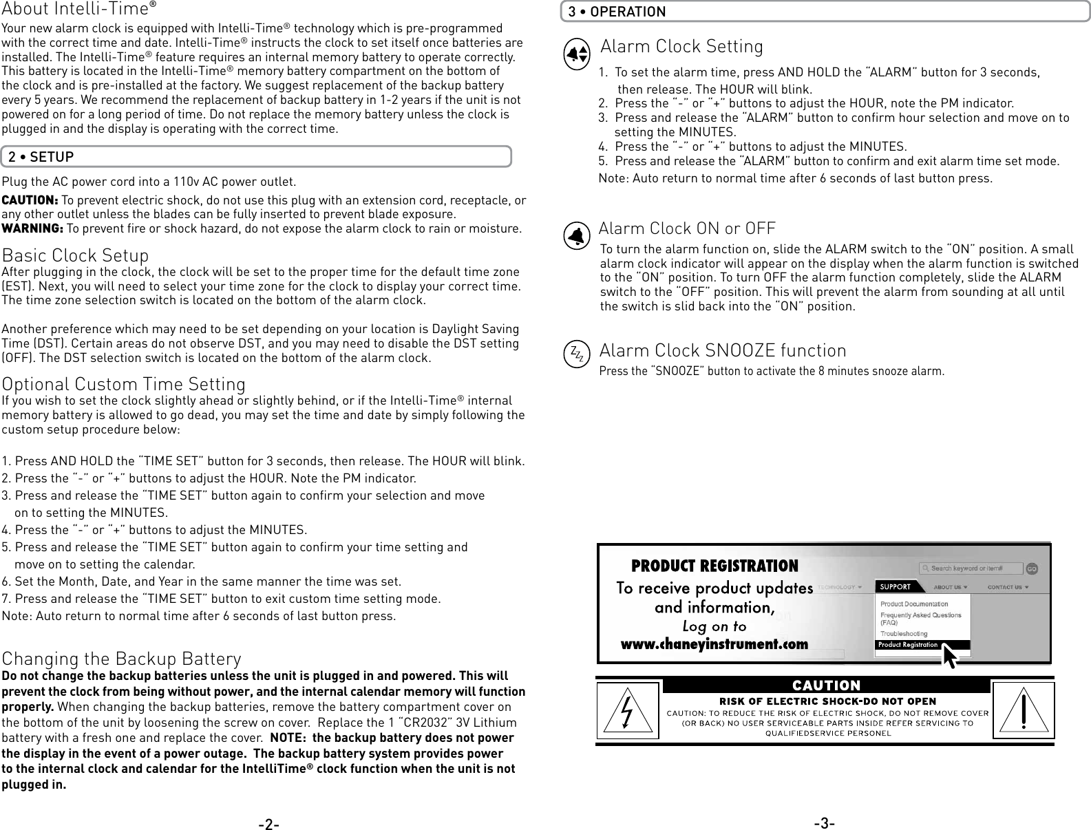 Page 2 of 4 - Acu-Rite Acu-Rite-Acu-Rite-Clock-Radio-120610-Users-Manual-  Acu-rite-acu-rite-clock-radio-120610-users-manual