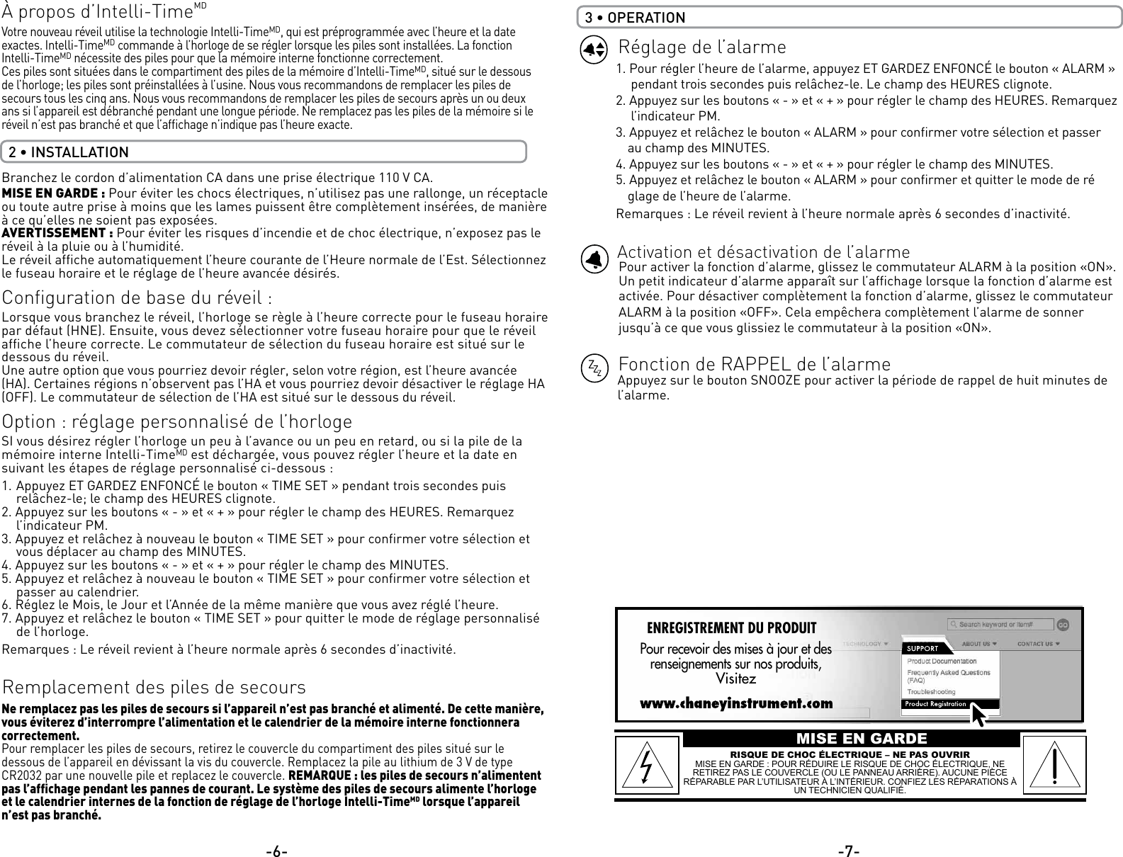 Page 4 of 4 - Acu-Rite Acu-Rite-Acu-Rite-Clock-Radio-120610-Users-Manual-  Acu-rite-acu-rite-clock-radio-120610-users-manual