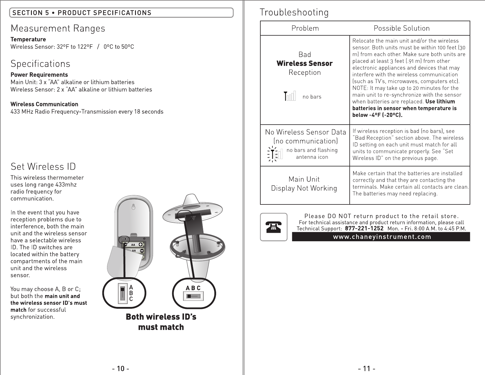 Acu Rite Thermometer 617 Users Manual 00617 POOL INST10 FA