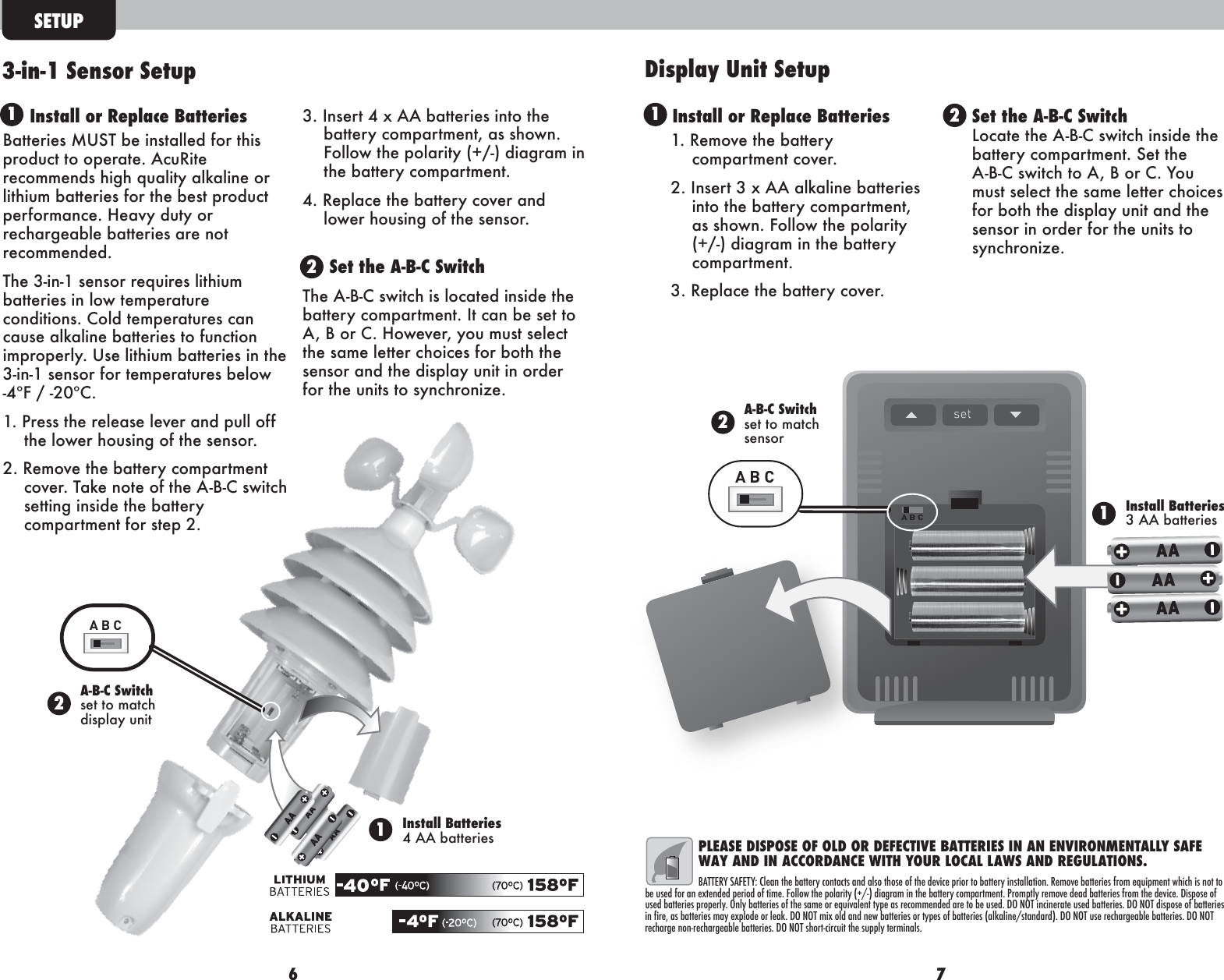 Page 4 of 9 - Acu-Rite Acu-Rite-Acu-Rite-Weather-Radio-00608Bpdi-Users-Manual- 00607-00608-instructions  Acu-rite-acu-rite-weather-radio-00608bpdi-users-manual