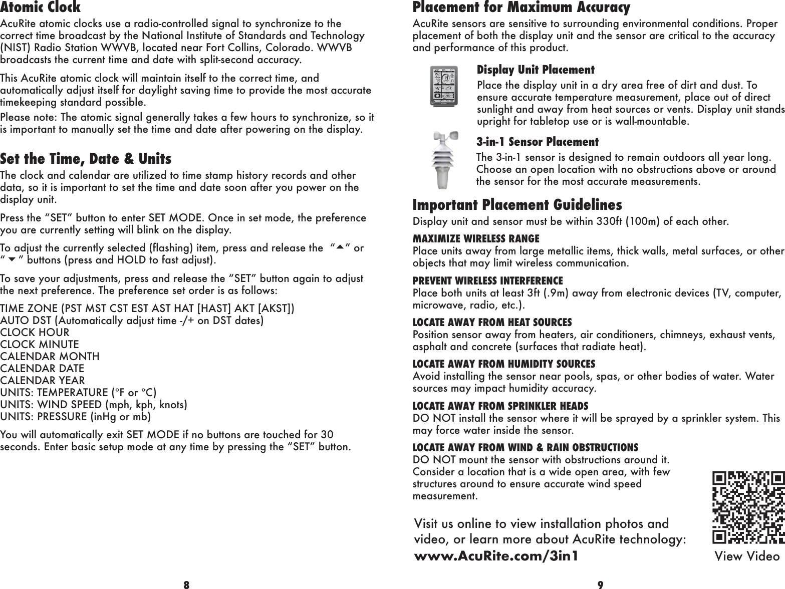 Page 5 of 9 - Acu-Rite Acu-Rite-Acu-Rite-Weather-Radio-00608Bpdi-Users-Manual- 00607-00608-instructions  Acu-rite-acu-rite-weather-radio-00608bpdi-users-manual