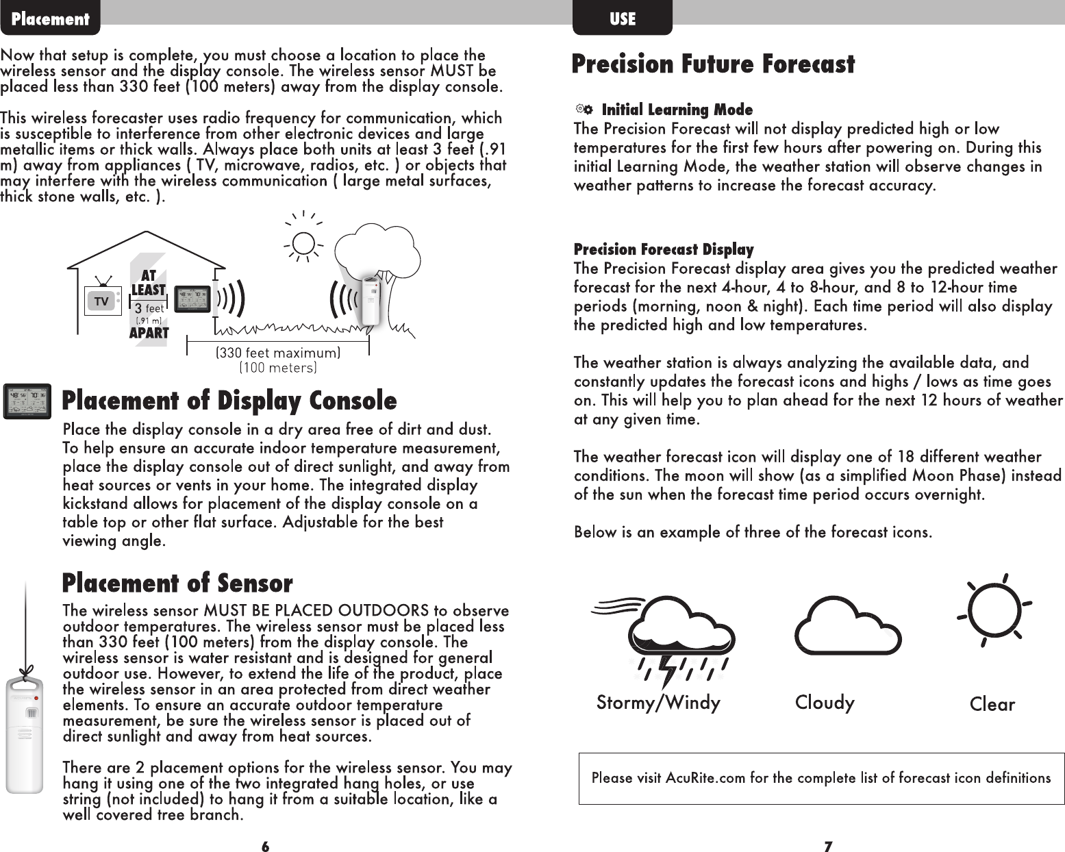 Page 5 of 8 - Acu-Rite Acu-Rite-Acu-Rite-Weather-Radio-2005-Users-Manual- 02005-instructions  Acu-rite-acu-rite-weather-radio-2005-users-manual